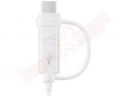 EP-DG930DWEGWW type white data cable with USB to Micro-USB / USB Type-C connector of 1.5 m